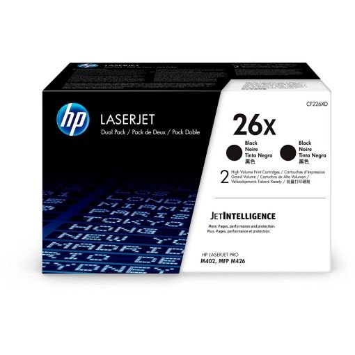 תמונה של זוג טונרים HP 26X למד' CF226-XD M402 CF226XD
