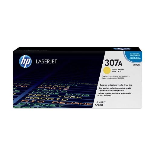 תמונה של HP טונר צהוב CP-5225 מקורי CE742A