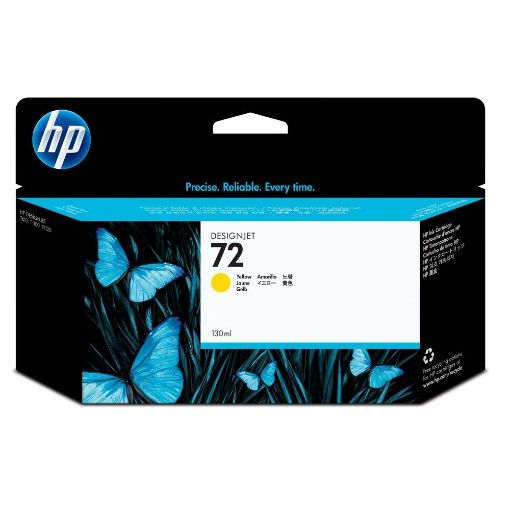 Изображение HP заправка 72 желтый 130 мл номер C9373A.