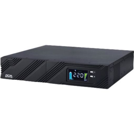 Изображение Постоянный источник питания Powercom SPR - SmartKing Pro Rack 1500VA SPR-1500A черного цвета.