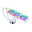 Изображение Водяной охладитель Cooler Master PL360 Flux белого цвета.