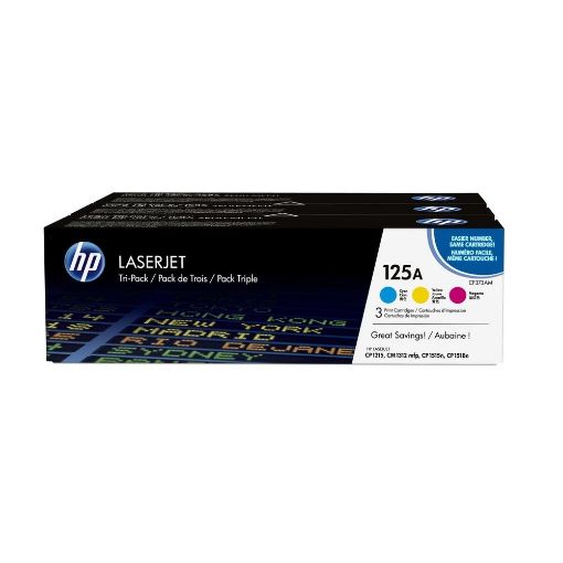 תמונה של סט טונרים מקורי צבעוני HP 125A CF373AM 
