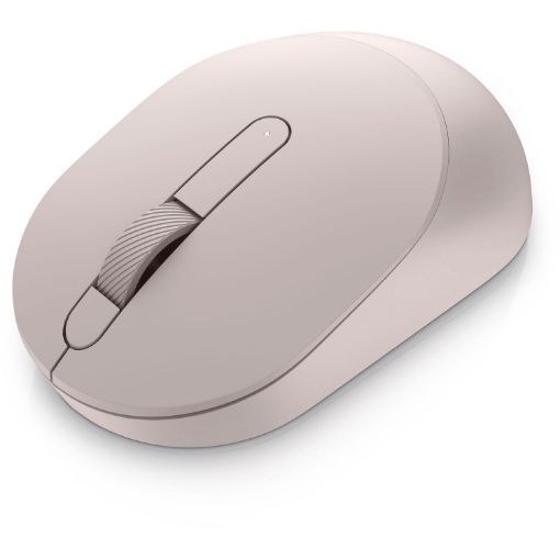 Picture of Dell MS3320W wireless mobile mouse in peach pink color.