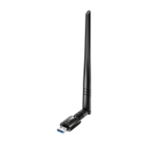 תמונה של מתאם אלחוטי CUDY AC1300 High Gain USB Wi-Fi Adapter, Model: WU1400