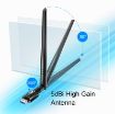 תמונה של מתאם אלחוטי CUDY AC1300 High Gain USB Wi-Fi Adapter, Model: WU1400