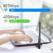 תמונה של מתאם אלחוטי CUDY AC1300 High Gain USB Wi-Fi Adapter, Model: WU1400
