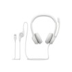 Picture of Logitech H390 - Wired Headset, White