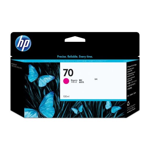 תמונה של HP 70 130-ml מחסנית צבע Magenta DesignJet Ink Cartridge, C9453A מקורי