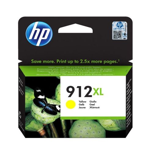תמונה של ראש דיו צהוב HP 912XL High Yield Yellow Original Ink Cartridge מקורי