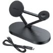 תמונה של מעמד טעינה AceFast Desktop Charging Station 3 Wireless Areas