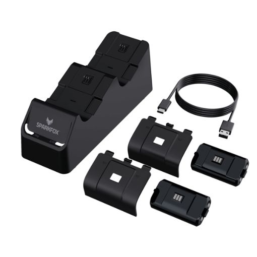 Picture of Powerful charger for two controllers SPARKFOX XBOX SERIES S/X Dual Charger Station