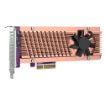 Изображение SSD-диск QNAP QM2-2P-344A черного цвета.