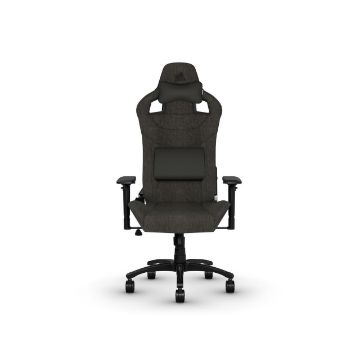 תמונה של כיסא גיימינג Corsair T3 RUSH Fabric Gaming Chair 2023 בצבע שחור
