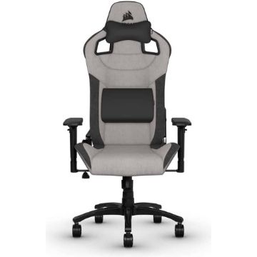 תמונה של כיסא גיימינג Corsair T3 RUSH Fabric Gaming Chair 2023 בצבע אפור