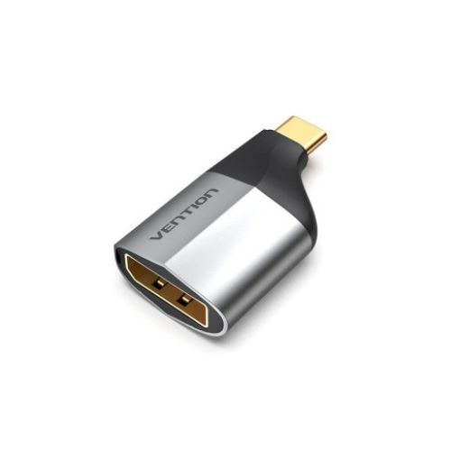 תמונה של אדפטר Vention USB-C ל-DP 4K/60Hz צבע מתכת אפור