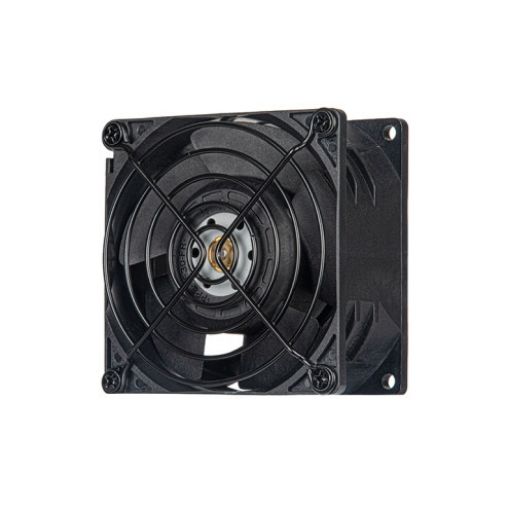 Изображение Промышленный вентилятор SilverStone FHS 80X 38mm PWM черного цвета.
