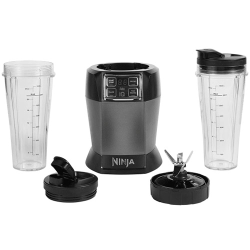 Ninja BN495 Blender with AutoiQ 1000W, 2 x 700 ml Cups 1PC.co.il