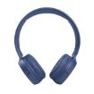 Изображение Беспроводные наушники JBL Harman Tune 570BT с встроенным микрофоном, синего цвета.