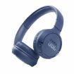 Изображение Беспроводные наушники JBL Harman Tune 570BT с встроенным микрофоном, синего цвета.