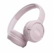 Изображение Беспроводные наушники JBL Harman Tune 570BT с розовым встроенным микрофоном.