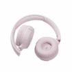 Изображение Беспроводные наушники JBL Harman Tune 570BT с розовым встроенным микрофоном.