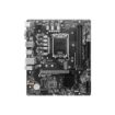 Изображение Материнская плата MSI PRO B760M-E черного цвета.