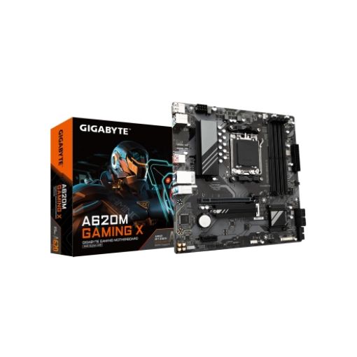 Picture of Gigabyte A620M GAMING X Motherboard.