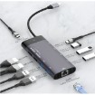 תמונה של מפצל - Protec Docking Station 10-in-1 USB-C Dual HDMI/RJ45/5*USB3.2
