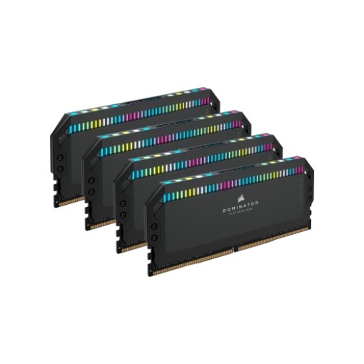 תמונה של זיכרון CORSAIR DOMINATOR® PLATINUM RGB 64GB (4x16GB) DDR5 6400MHz צבע שחור