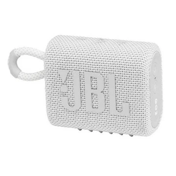 תמונה של רמקול נייד JBL Go 3 בצבע לבן יבואן רשמי