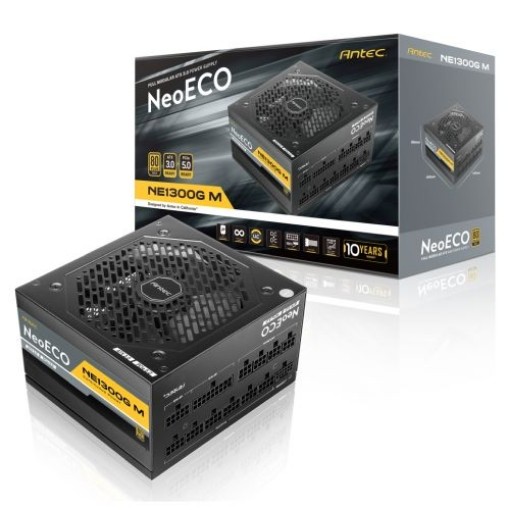 תמונה של ספק כוח ANTEC PSU 1300W NE1300G M (ATX 3.0) NeoECO Gold Modular NE1300GM-ATX3.0
