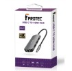 Picture of Protec DM285 - 6-in-1 Multiport with 4K Resolution, Networking, and Charging