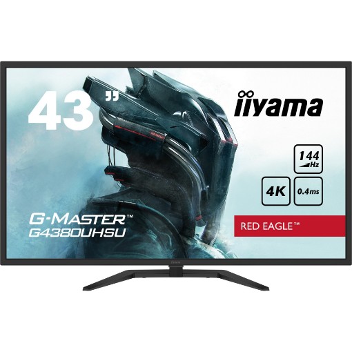תמונה של מסך IIYAMA 42.5" 4K UHD 144Hz 4ms G-Master Gaming VA Monitor G4380UHSU-B1