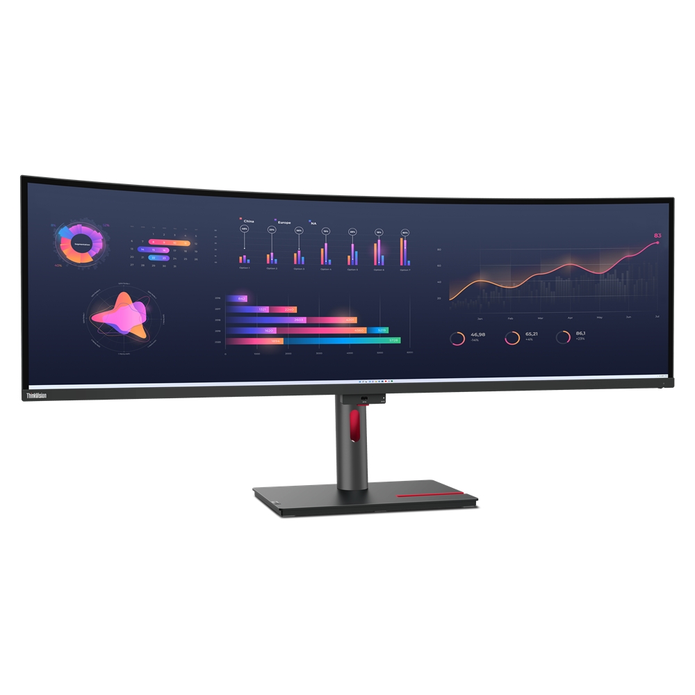 Lenovo ThinkVision P49w30 Dual QHD Monitor Thunderbolt 4 Ultra Wide
