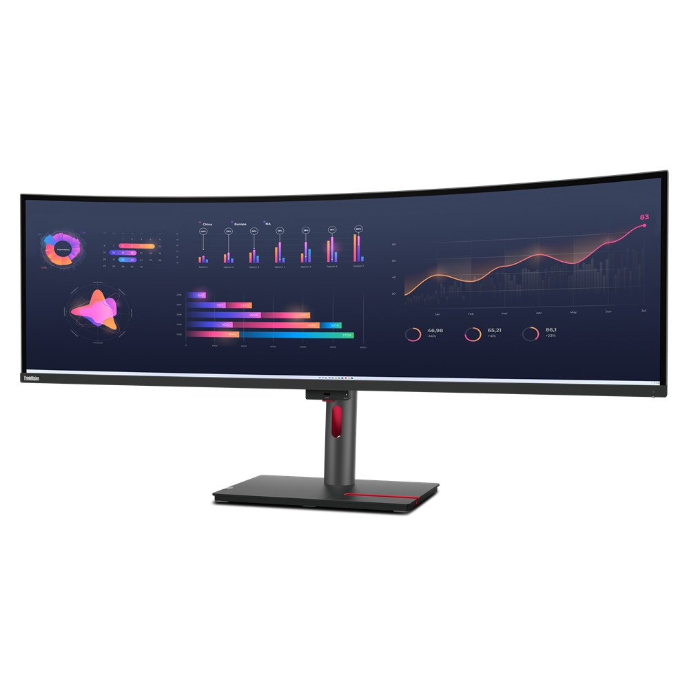 Lenovo ThinkVision P49w30 Dual QHD Monitor Thunderbolt 4 Ultra Wide
