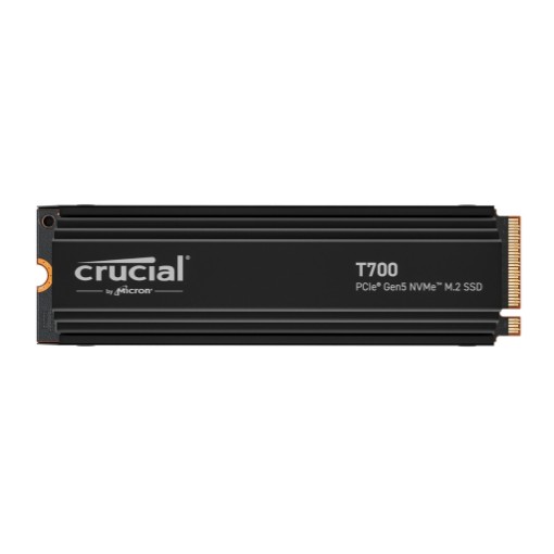 Изображение Crucial T700 2TB PCIe Gen5 NVMe M.2 SSD with heatsink