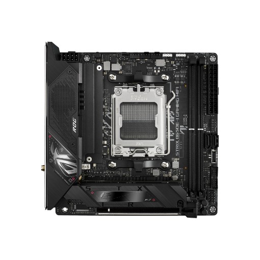 Изображение Материнская плата Asus ROG STRIX B650E-I GAMING WIFI черного цвета.