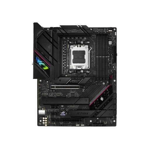 Изображение Материнская плата Asus ROG STRIX B650E-F GAMING WIFI черного цвета.