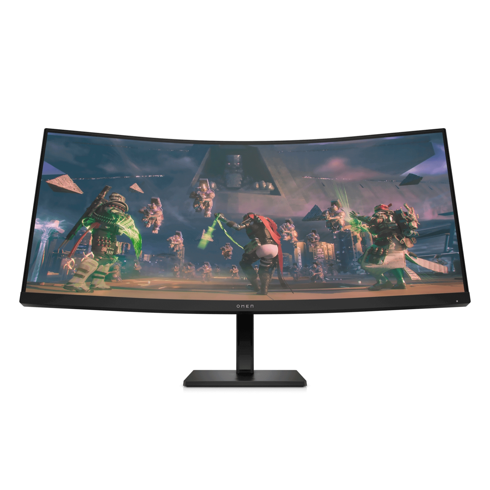 HP OMEN 34C QHD 165Hz Curved Gaming Monitor 780K8AA includes speakers