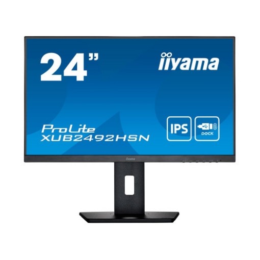 Изображение  Монитор IIYAMA 23.8" ProLite 75Hz 4ms (USB-C PD65W) IPS Monitor XUB2492HSN-B5