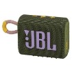 Изображение JBL портативная колонка Go 3 в зеленом цвете.