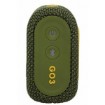 Изображение JBL портативная колонка Go 3 в зеленом цвете.