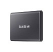 Изображение Внешний твердотельный накопитель Samsung Portable SSD T7 USB 3.2 MU-PC1T0T/WW - емкость 1 ТБ - серый цвет.