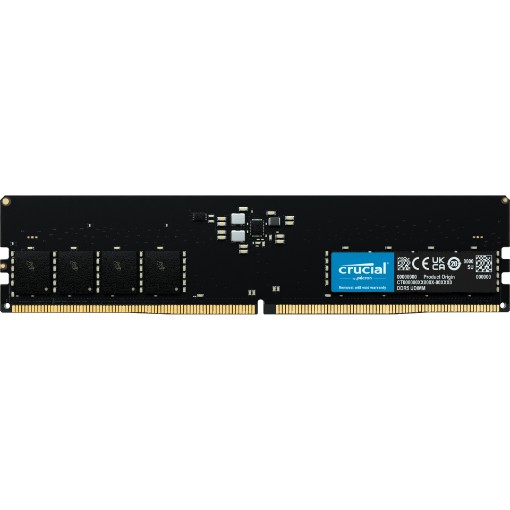Изображение Память для компьютера Crucial DIMM 16GB DDR5 5600Mhz CL46 (16Gbit) CT16G56C46U5.