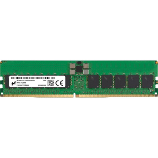 Picture of Memory for computer Micron DDR5 RDIMM 32GB 2Rx8 4800 CL40 (16Gbit) (Single Pack) MTC20F2085S1RC48BR.