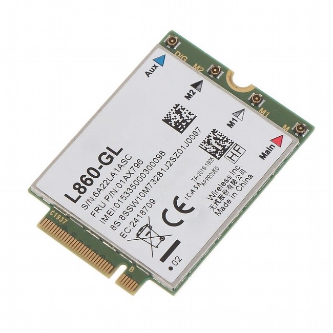 Lenovo ThinkPad Fibocom L860-GL-16 4G LTE CAT16 M.2 WWAN Module - 1PC.co.il