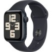 תמונה של שעון חכם Apple Watch SE 2023 GPS 40mm צבע שעון Midnight Aluminium צבע רצועה Midnight Sport Band - גודל S/M