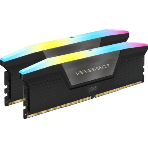 Изображение Память Corsair DDR 5 64G (32Gx2) 5600 CL40 Vengeance RGB CMH64GX5M2B5600C40