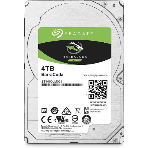 תמונה של כונן קשיח Seagate HDD 4.0TB 5400 128MB SATA3 2.5 BarraCuda ST4000LM024