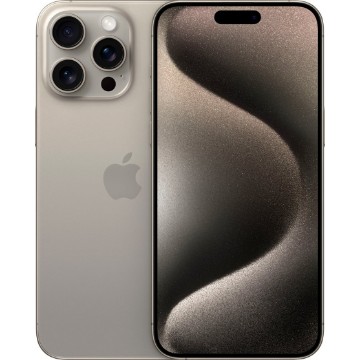 תמונה של טלפון סלולרי Apple iPhone 15 Pro Max 256GB בצבע טיטניום טבעי יבואן רשמי 